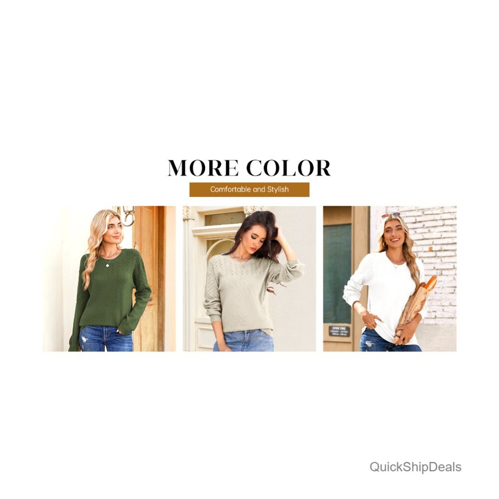 Oversized Pullover Sweater With Patchwork Knit De… - image 6